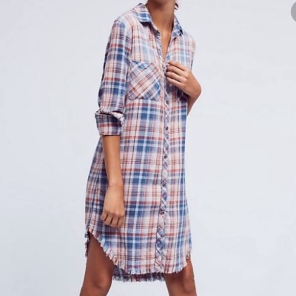 🔥Cloth & Stone, Anthropologie, plaid dress